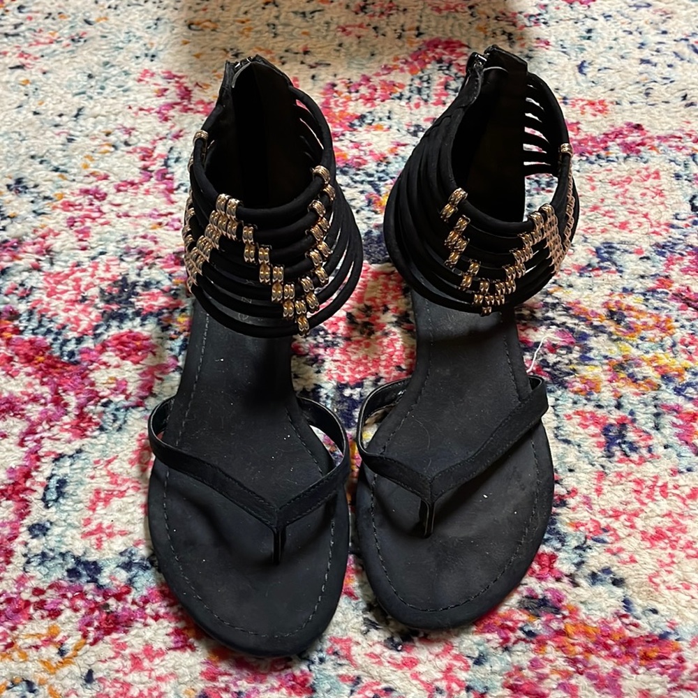 Black sandals